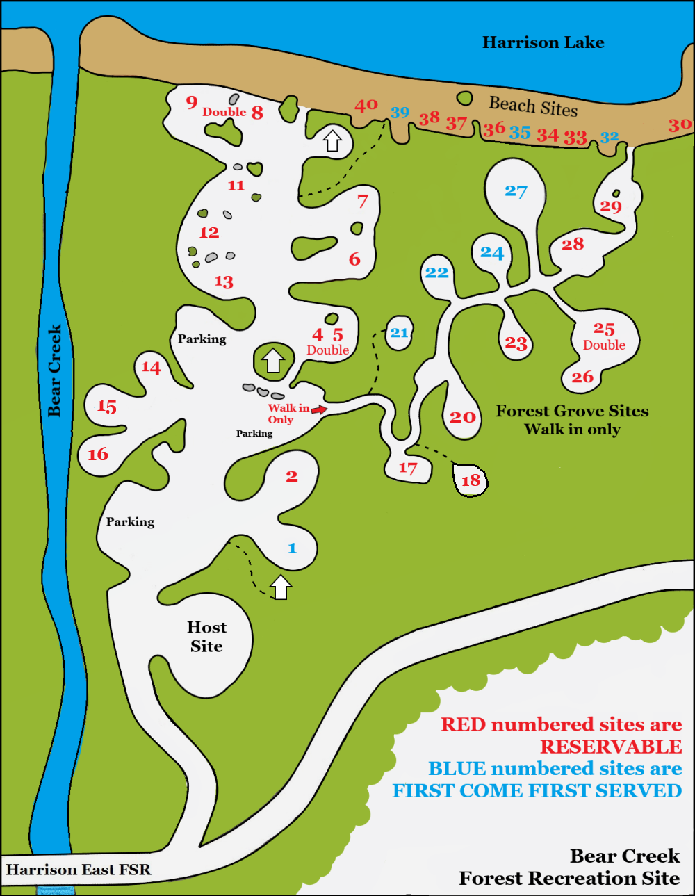 Bear Creek Map